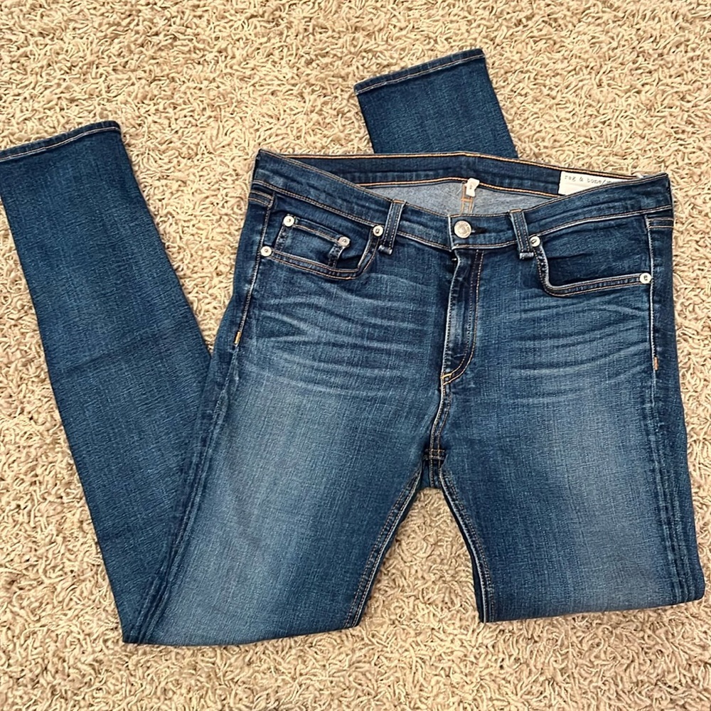 Rag & Bone Skinny Blue Jean